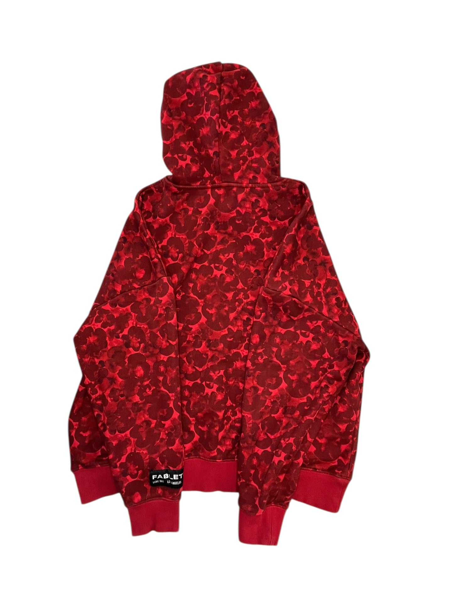 Athletic Sweatshirt Hoodie By Fabletics In Red, Size:L