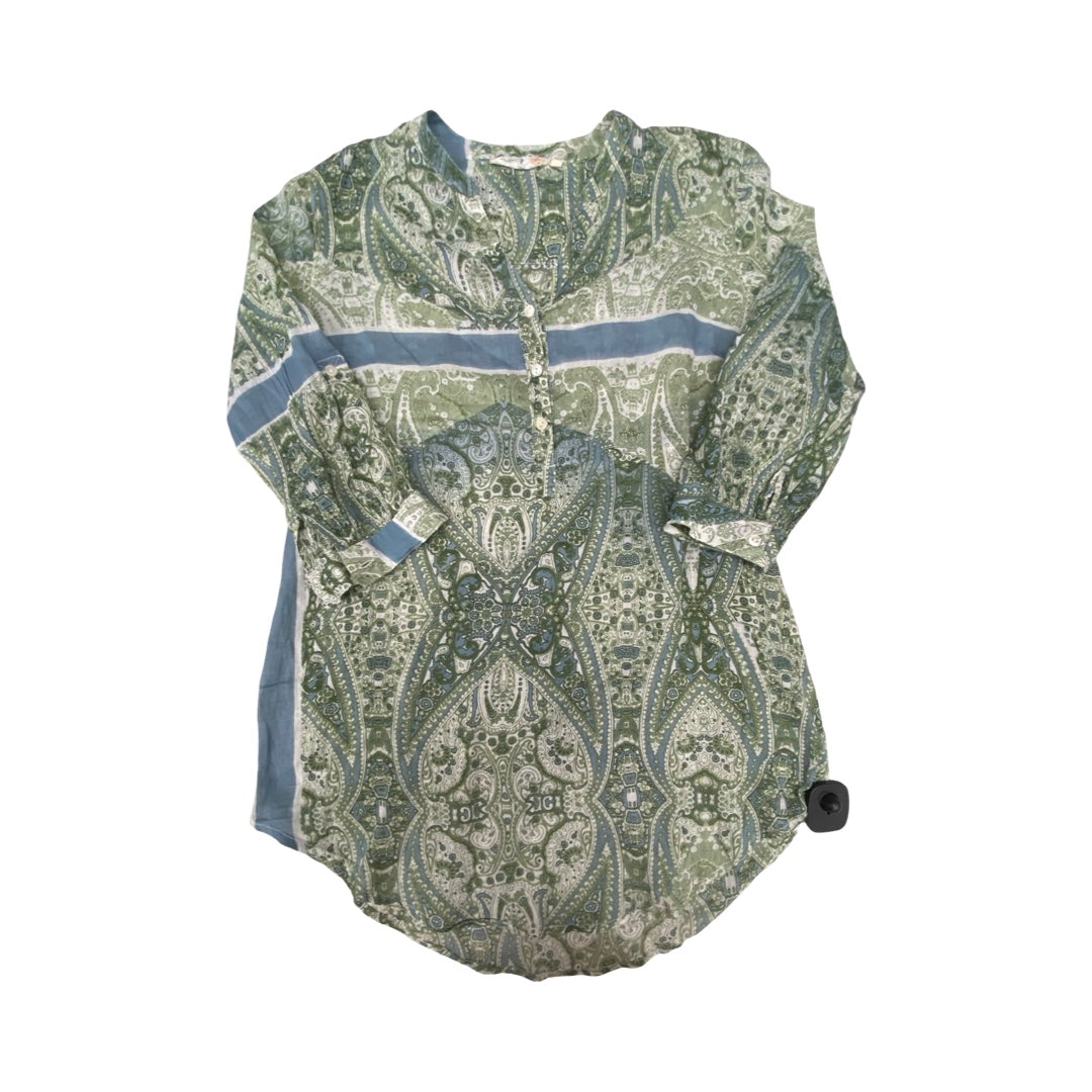 Top Ls By Cmc In Blue & Green, Size:S