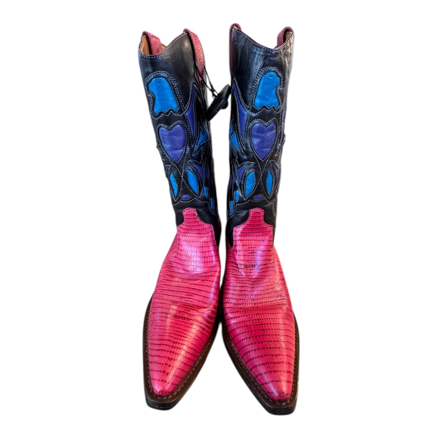 Boots Western By Nine West In Multi, Size:8