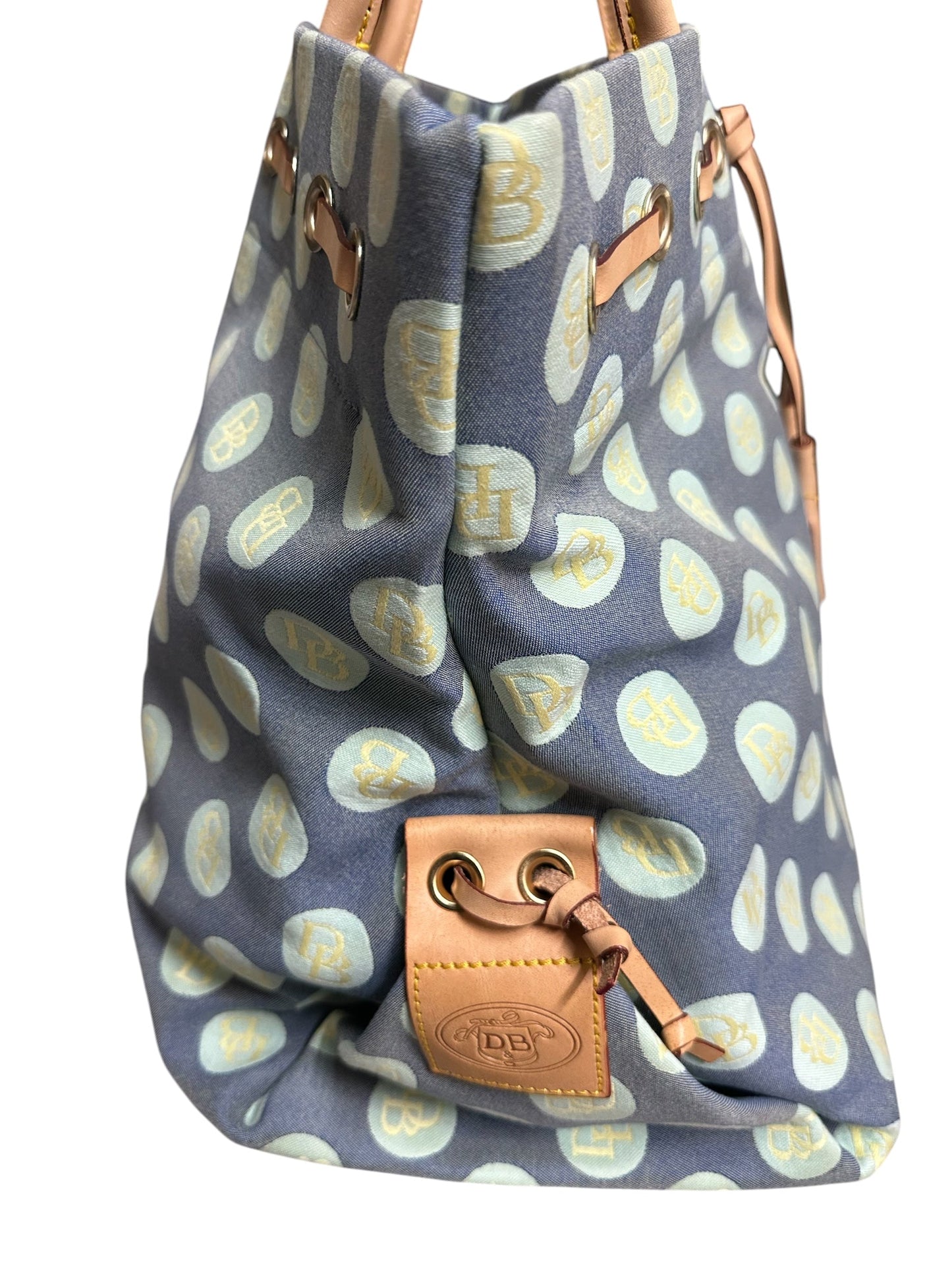 Handbag Designer By Dooney And Bourke In Blue, Size:Large