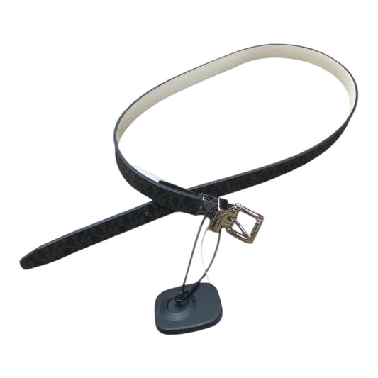 Belt Designer By Michael Kors In Black & Grey