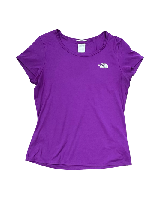 Athletic Top Ss By The North Face In Purple, Size:M