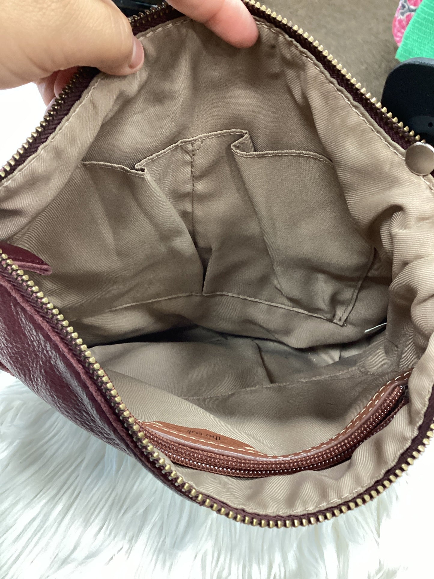 Handbag Leather By The Sak In Red, Size:Large