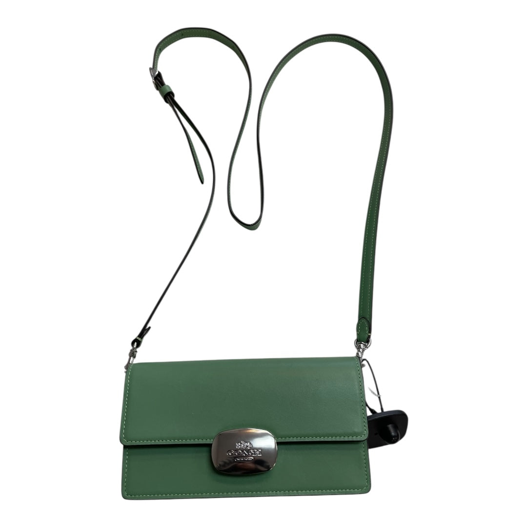 Handbag Designer By Coach In Green, Size:Small