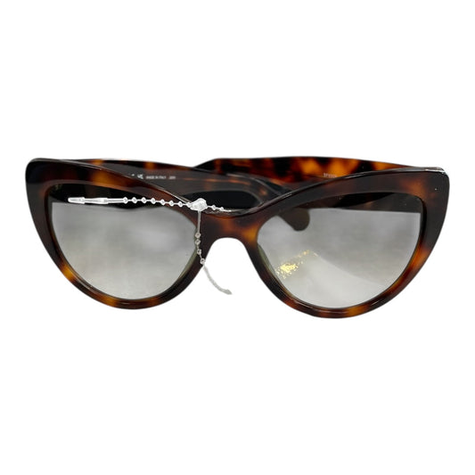 Sunglasses Luxury Designer By Ferragamo In Brown