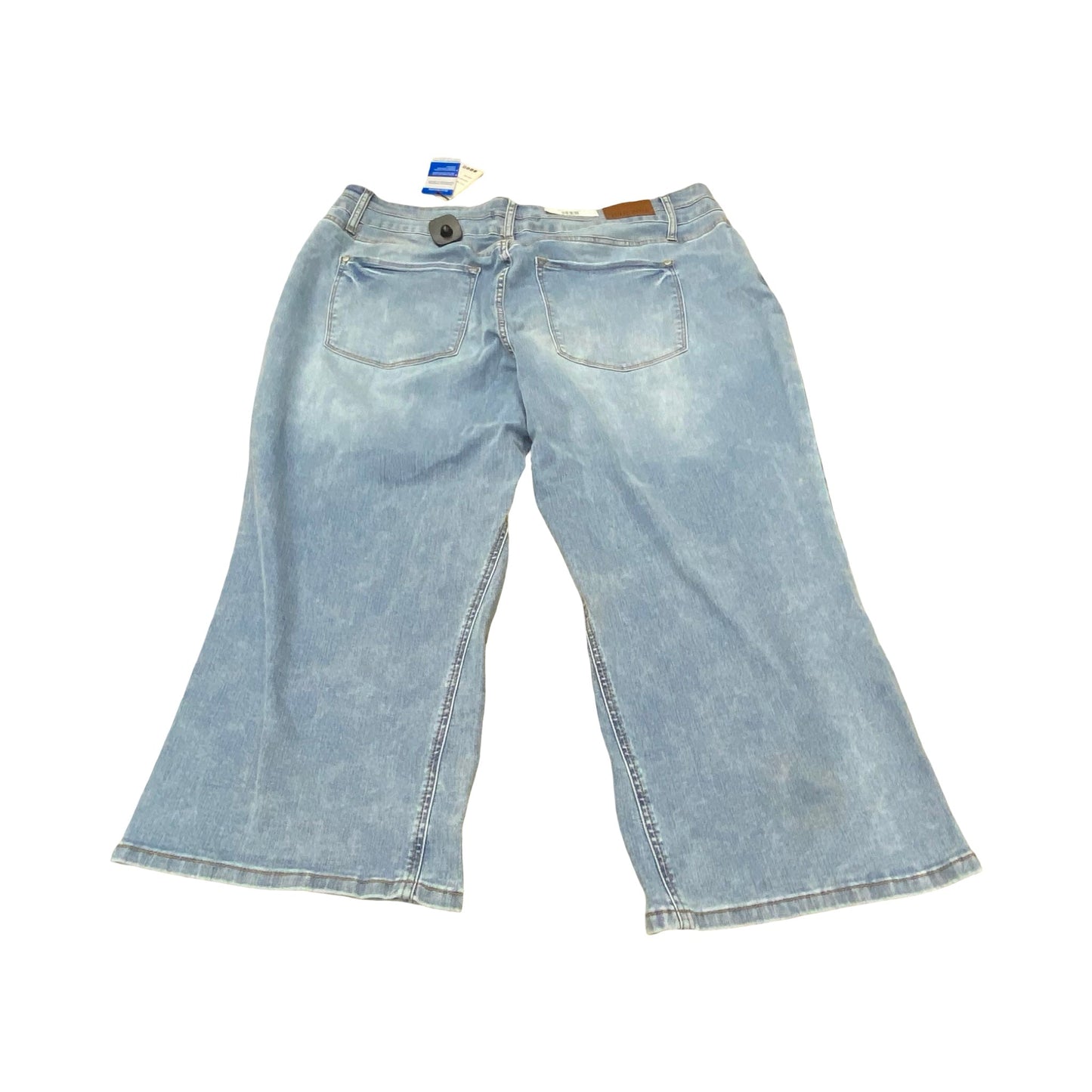 Jeans Wide Leg By Judy Blue In Blue Denim, Size:22