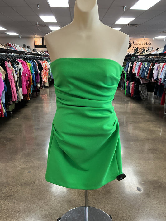 Dress Party Short By Misha In Green, Size:S