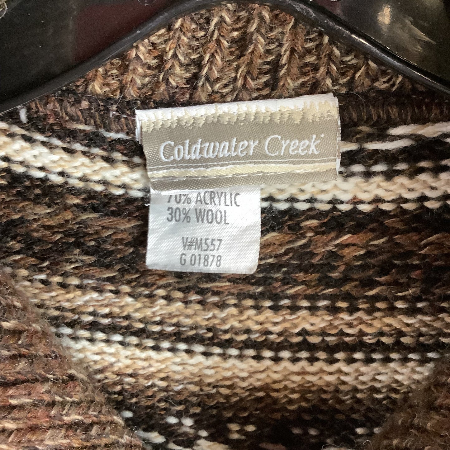 Sweater By Coldwater Creek In Brown, Size: M