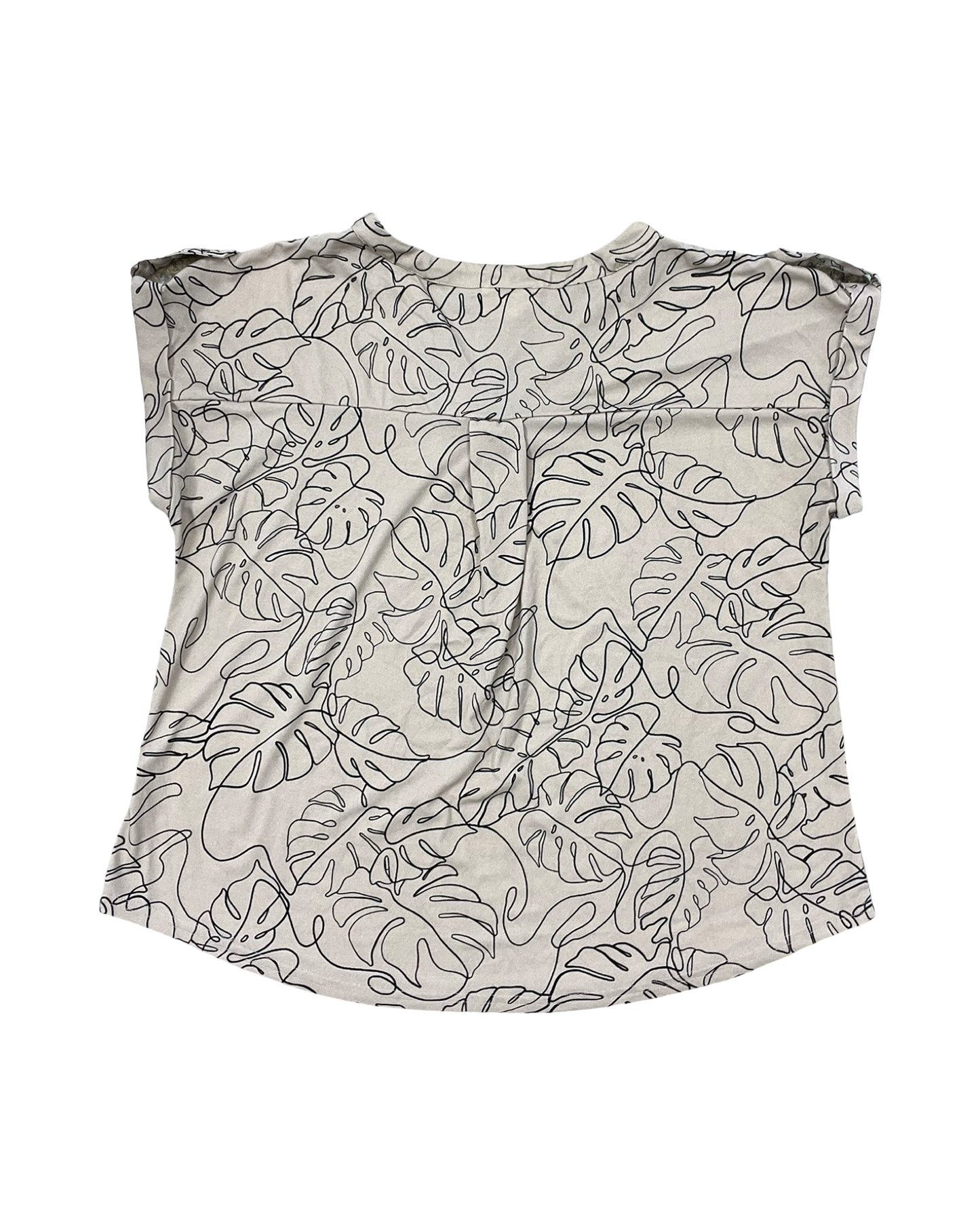 Top Ss By Clothes Mentor In Tan, Size:2X