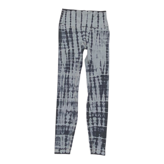 Athletic Leggings By Lululemon In Black & Grey, Size:6