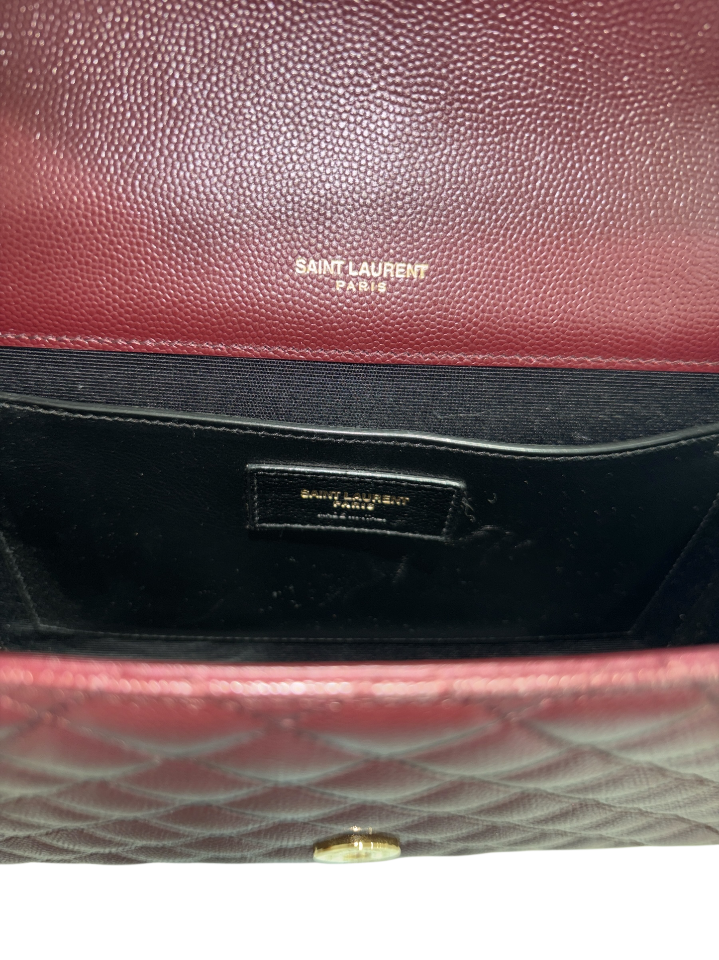 Yves Saint Laurent, Size: Medium Maroon