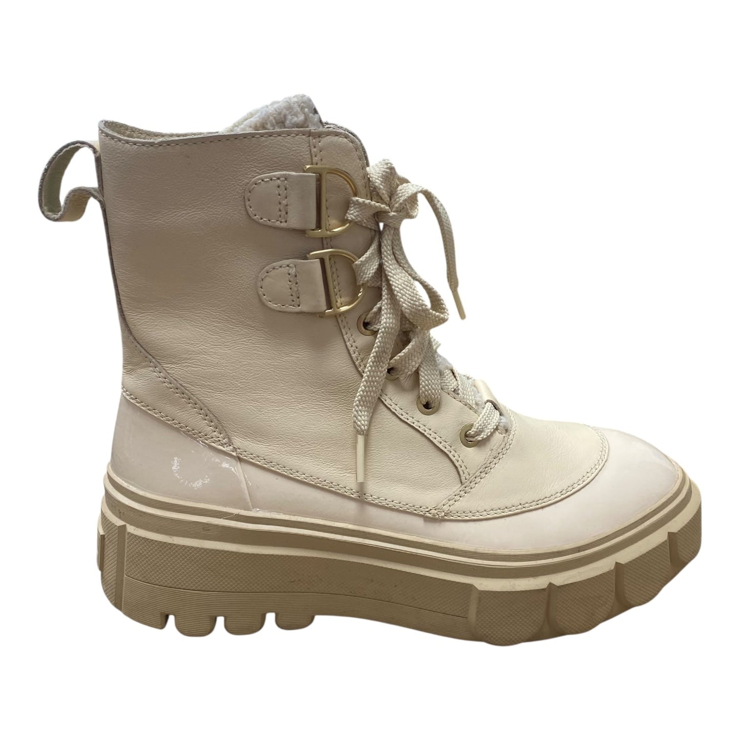 Boots Designer By Sorel In Cream, Size:9