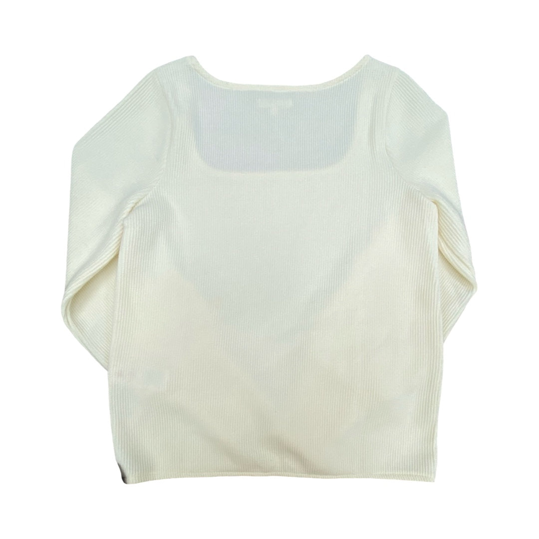 Sweater By Madewell In Cream, Size:S