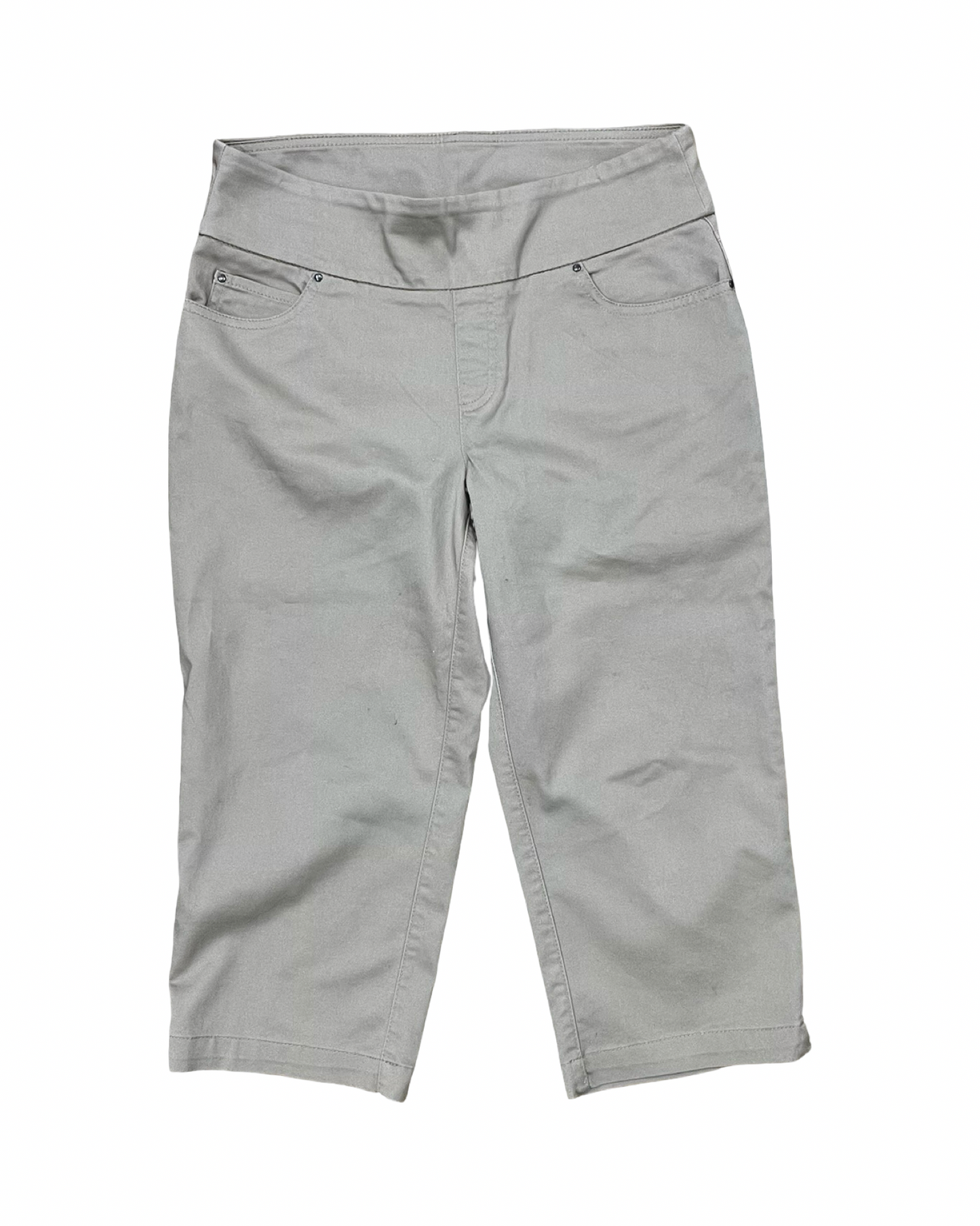 Pants Cropped By Time And Tru In Tan, Size:S