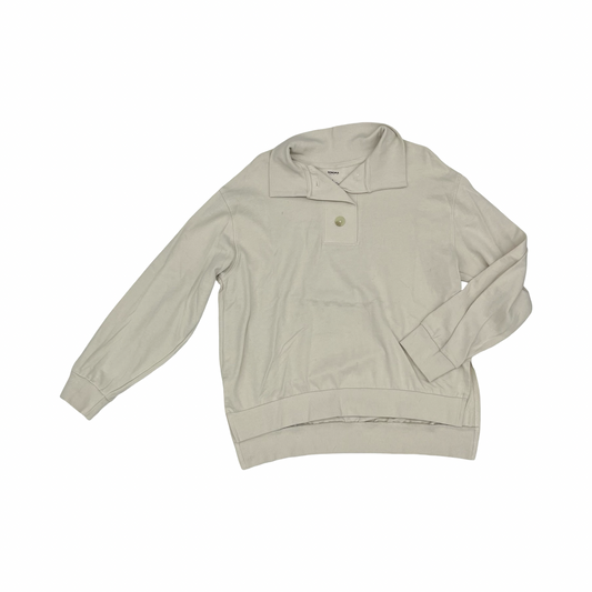 Sweatshirt Collar By Sonoma In Cream, Size:L