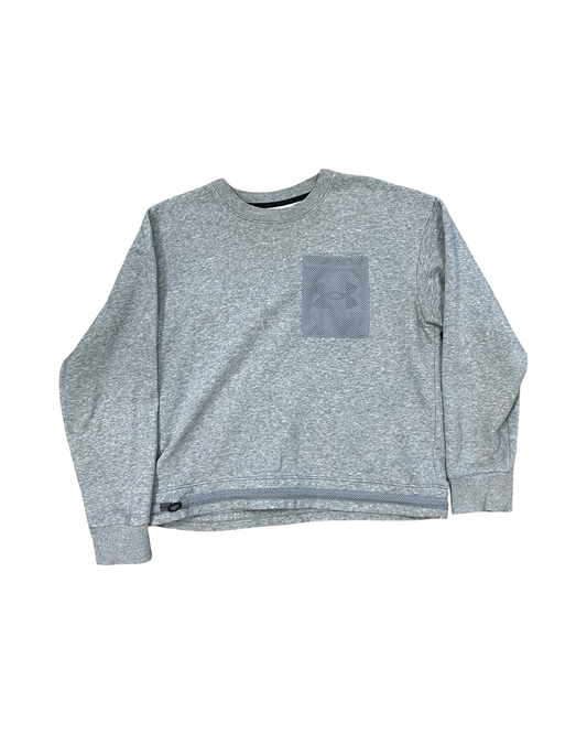 Sweatshirt Crewneck By Under Armour In Grey, Size:M