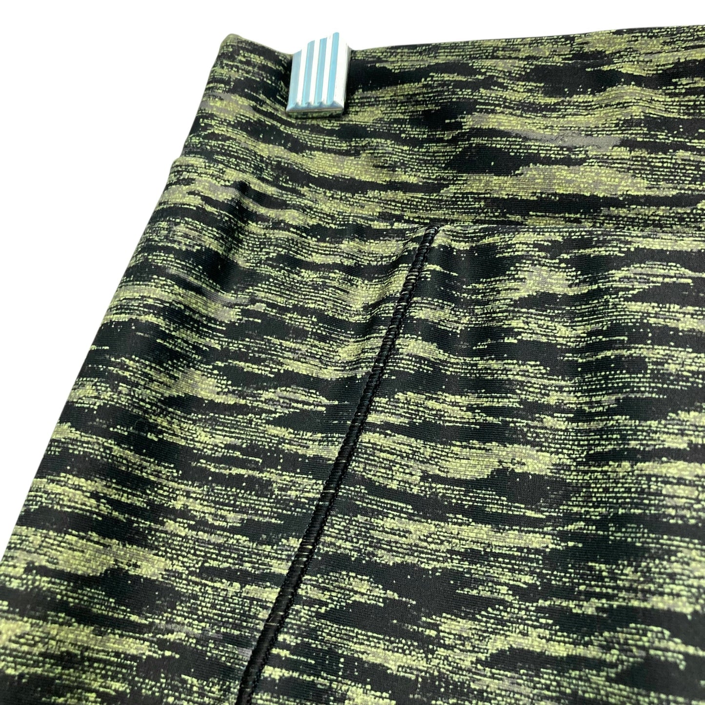 Athletic Leggings By Puma In Black & Green, Size:L