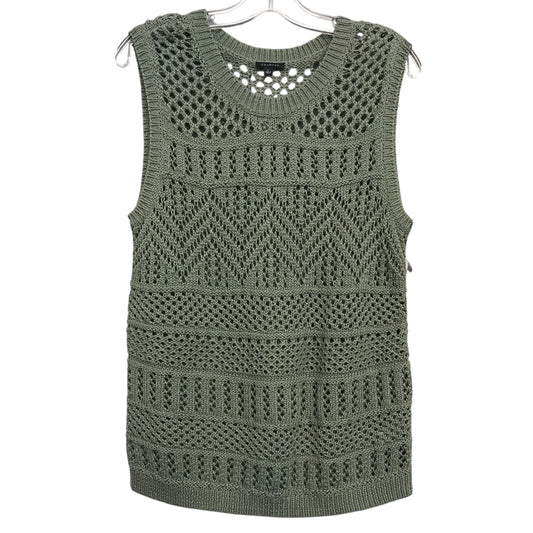 VEST SWEATER by TALBOTS in GREEN, Size:S