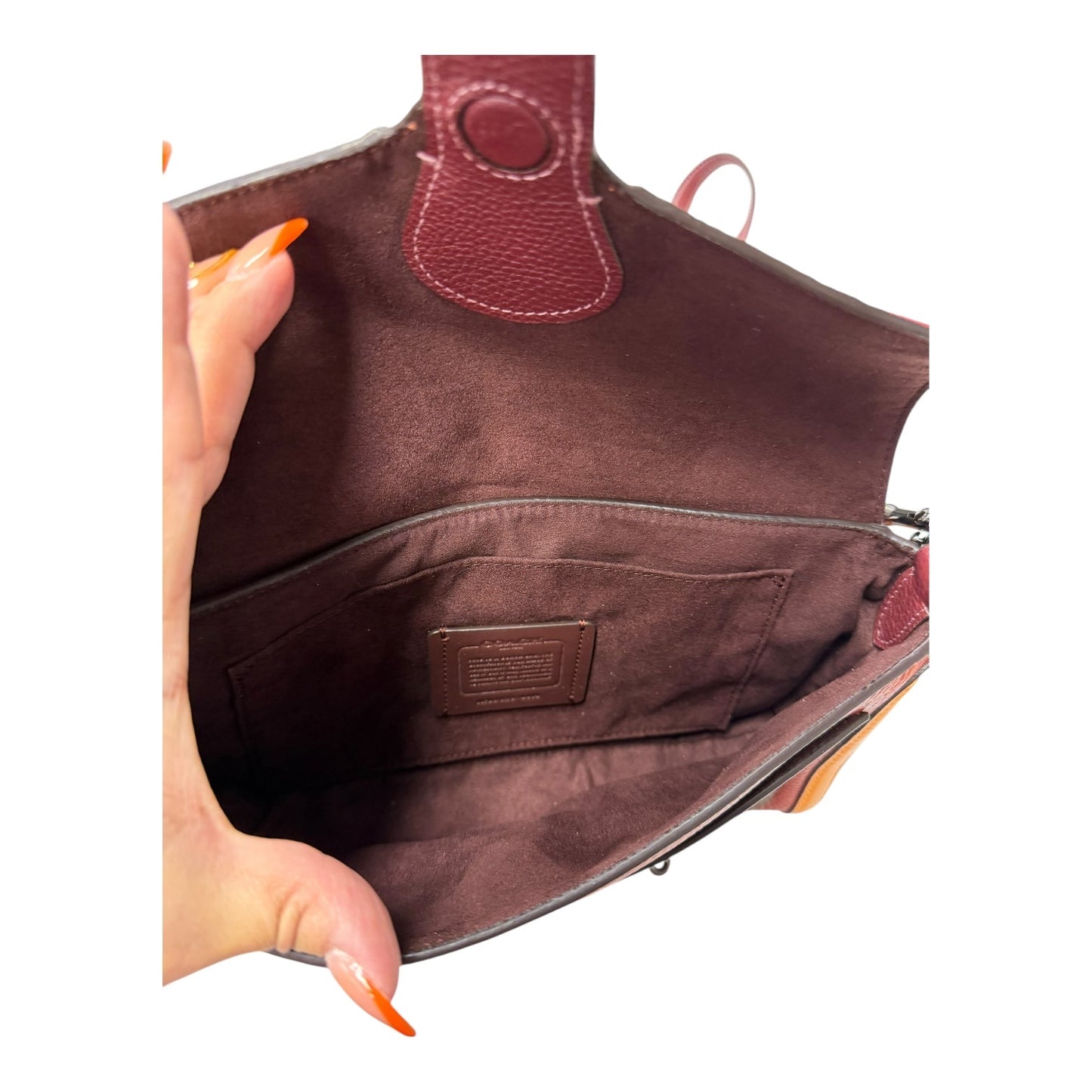 Crossbody Designer By Coach In Multi, Size:Medium