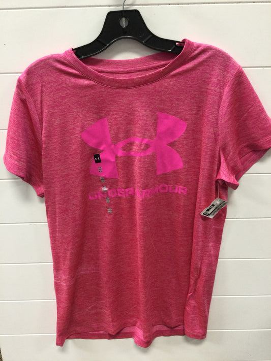Athletic Top Ss By Under Armour In Pink, Size:Xl