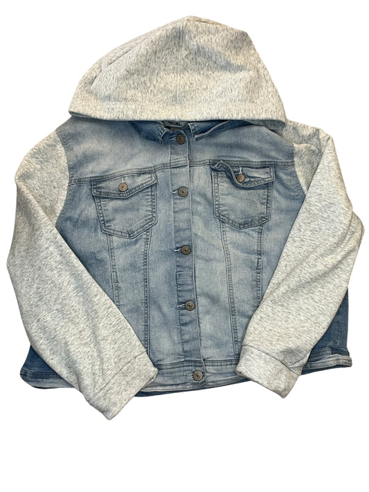 Jacket Denim By Wallflower In Blue Denim, Size:2X