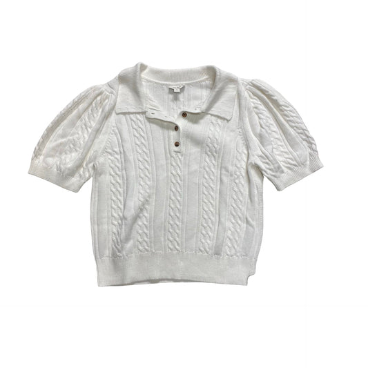 Sweater Ss By On 34Th In White, Size:Xxl