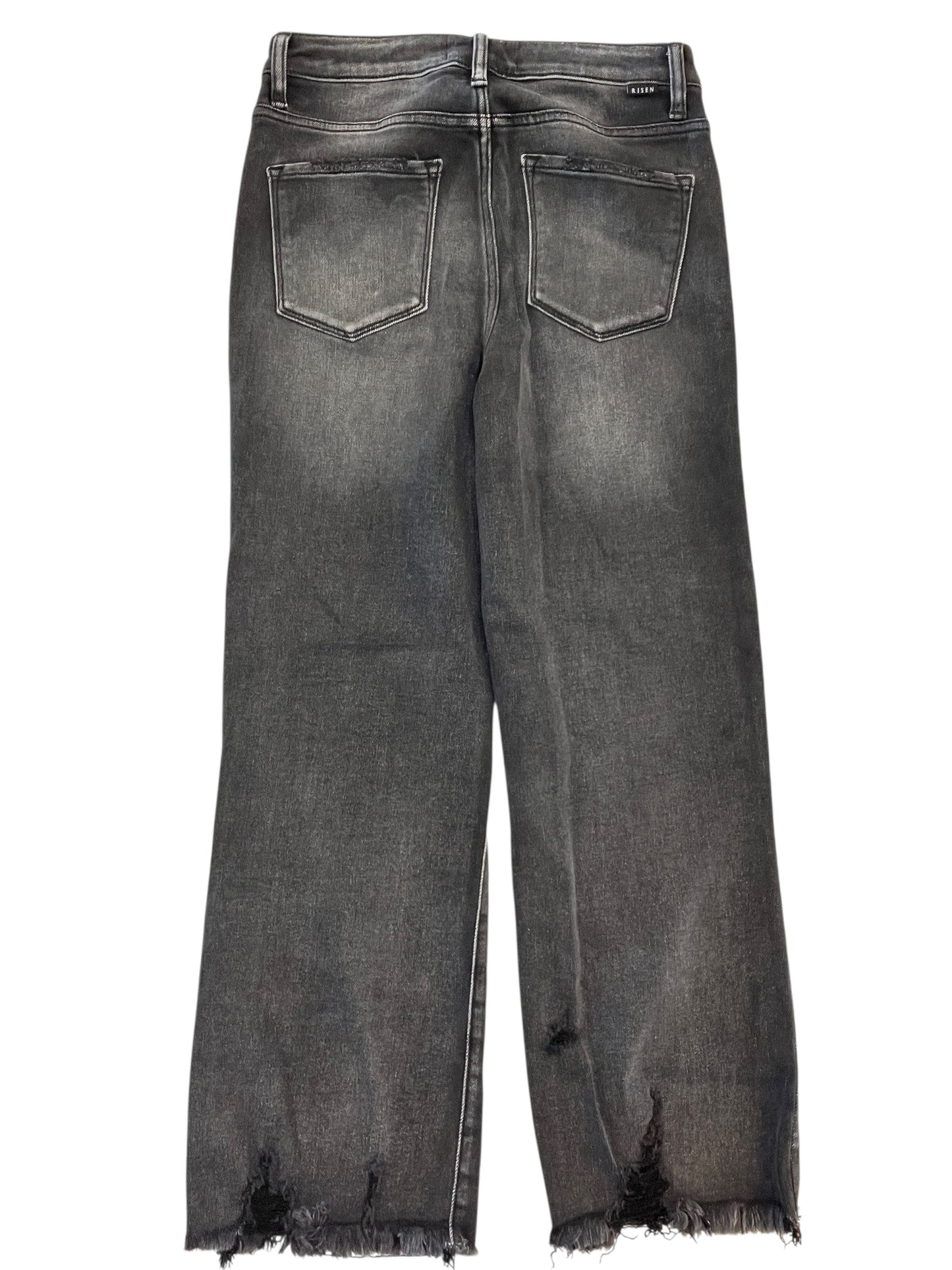 Jeans Wide Leg By Risen In Black, Size:8