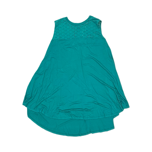 Blouse Sleeveless By Lane Bryant In Blue, Size:3X