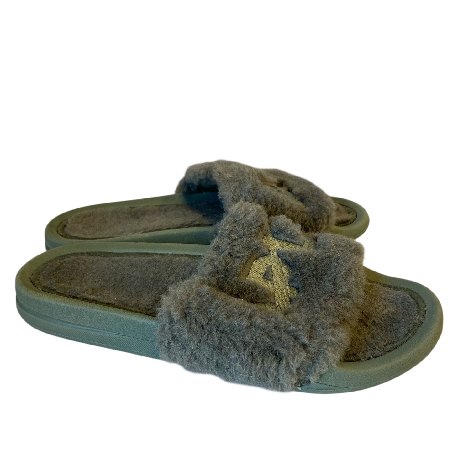 Sandals Designer By Apl In Green, Size:8