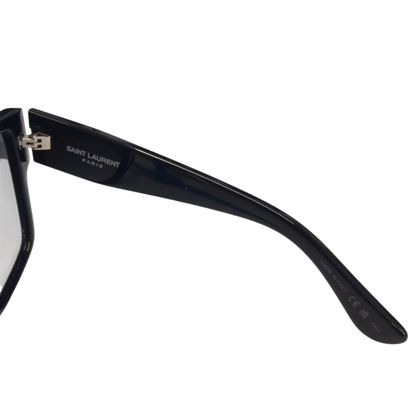 Sunglasses Luxury Designer By Yves Saint Laurent In Black