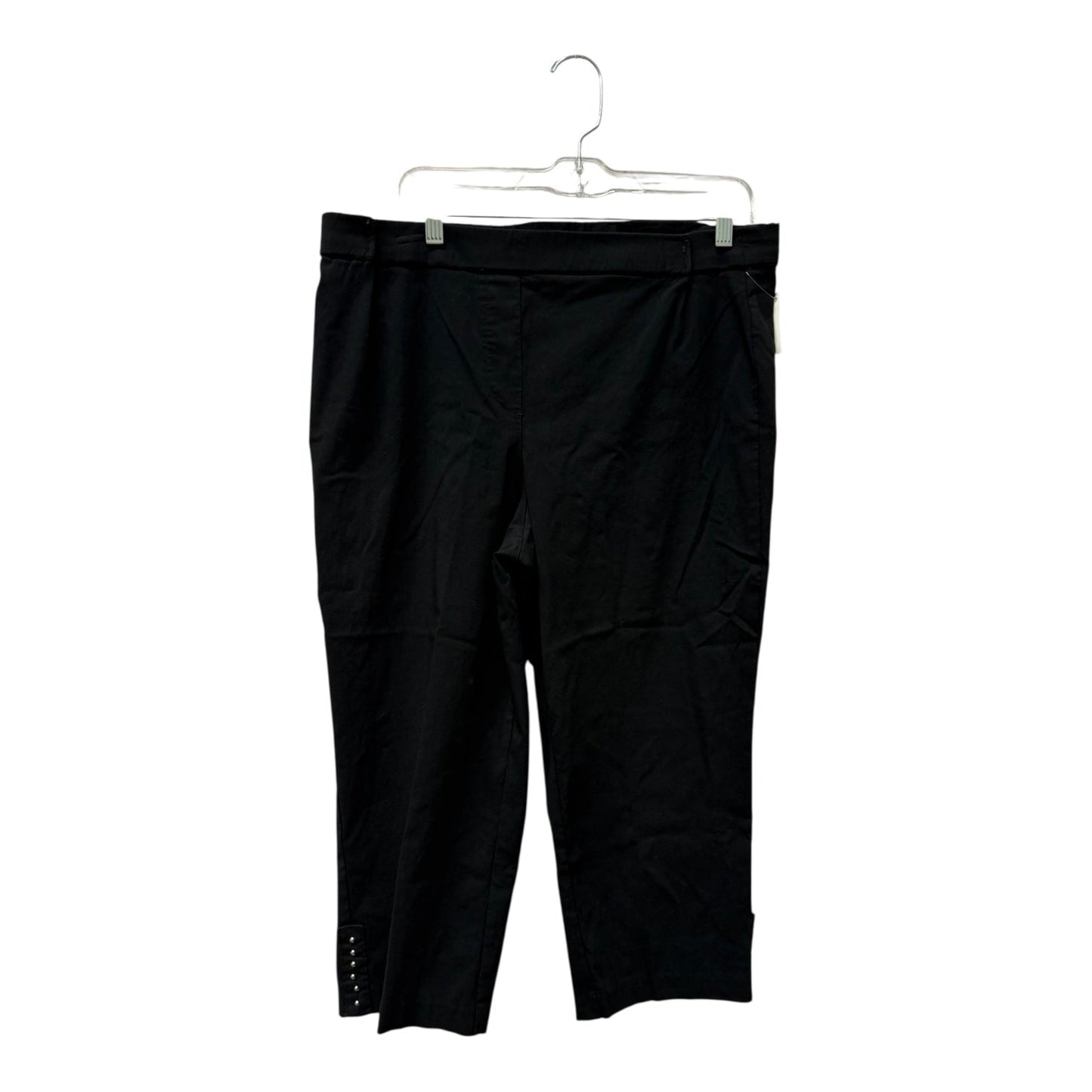 Pants Cropped By Counterparts In Black, Size:18