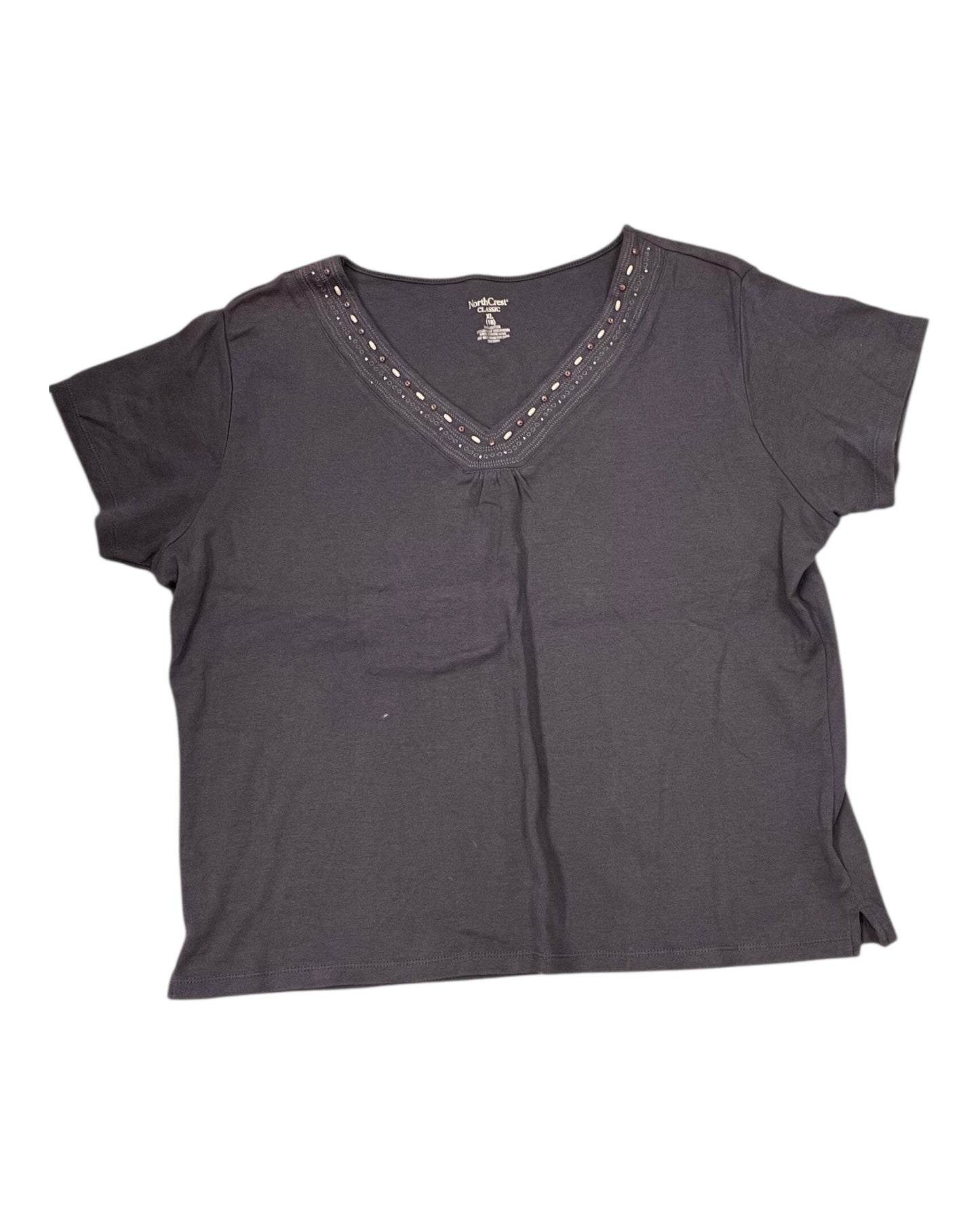 Top Ss By Northcrest In Brown, Size:Xl