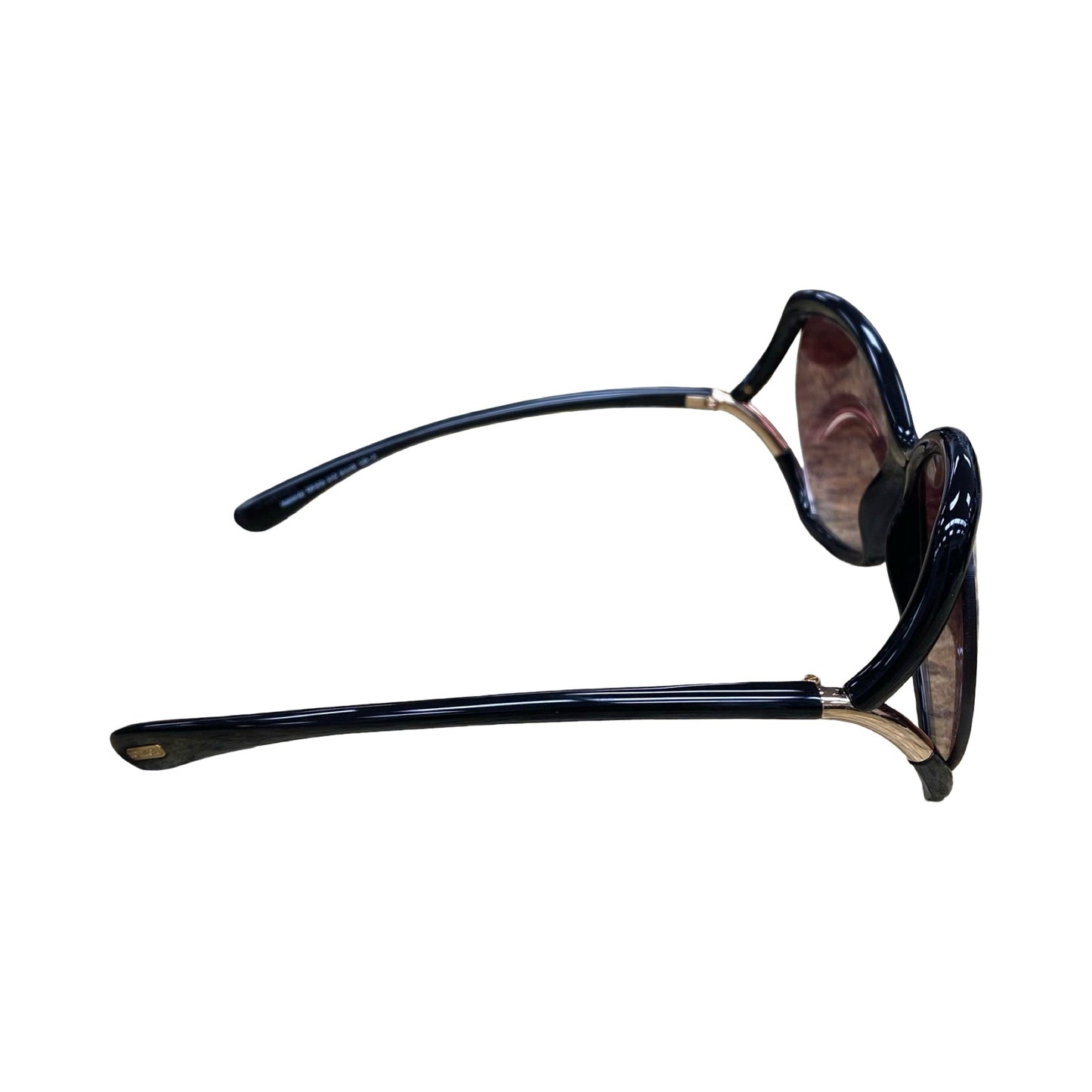 Sunglasses Luxury Designer By Tom Ford In Black, Size: