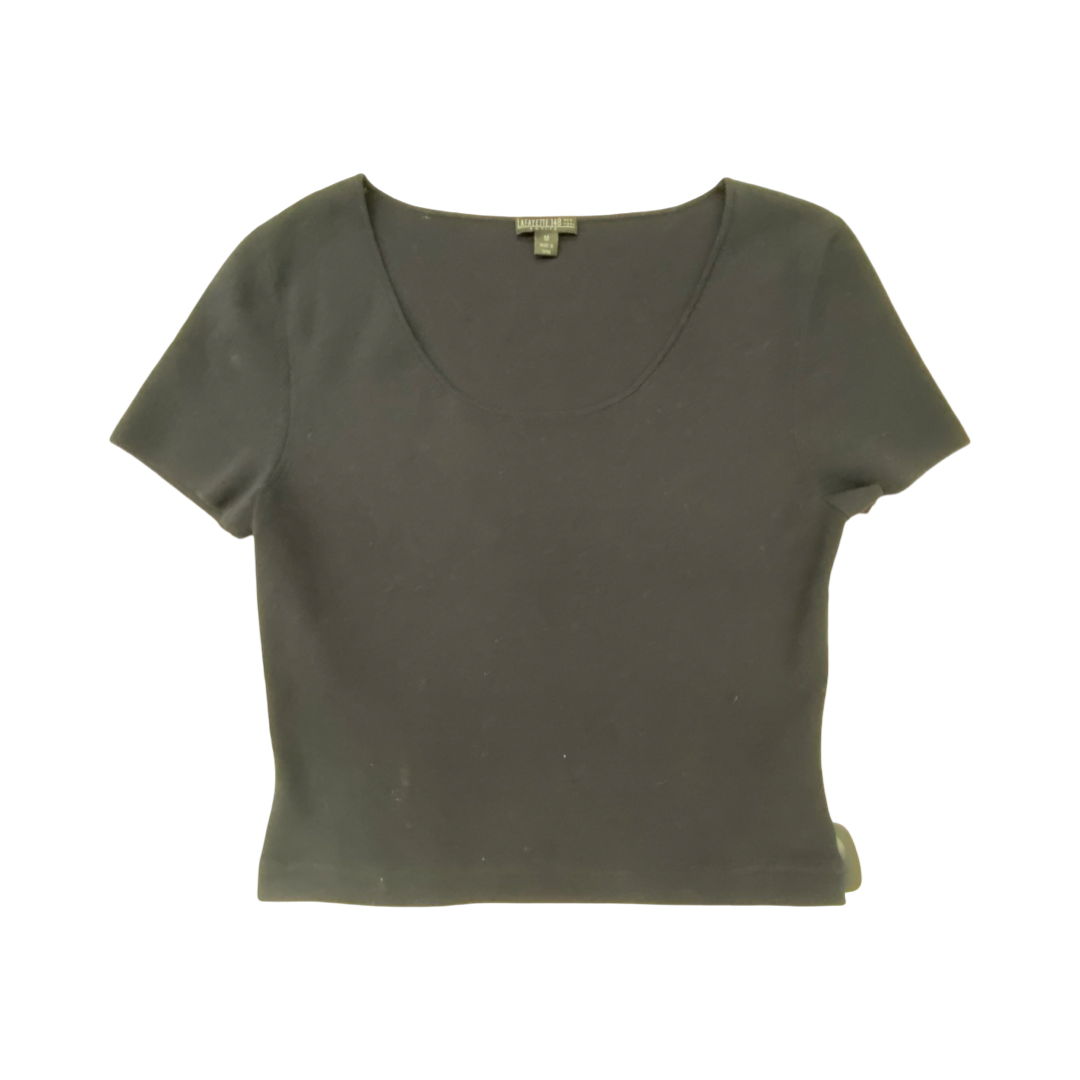 Top Ss Designer By Lafayette 148 In Black, Size:M