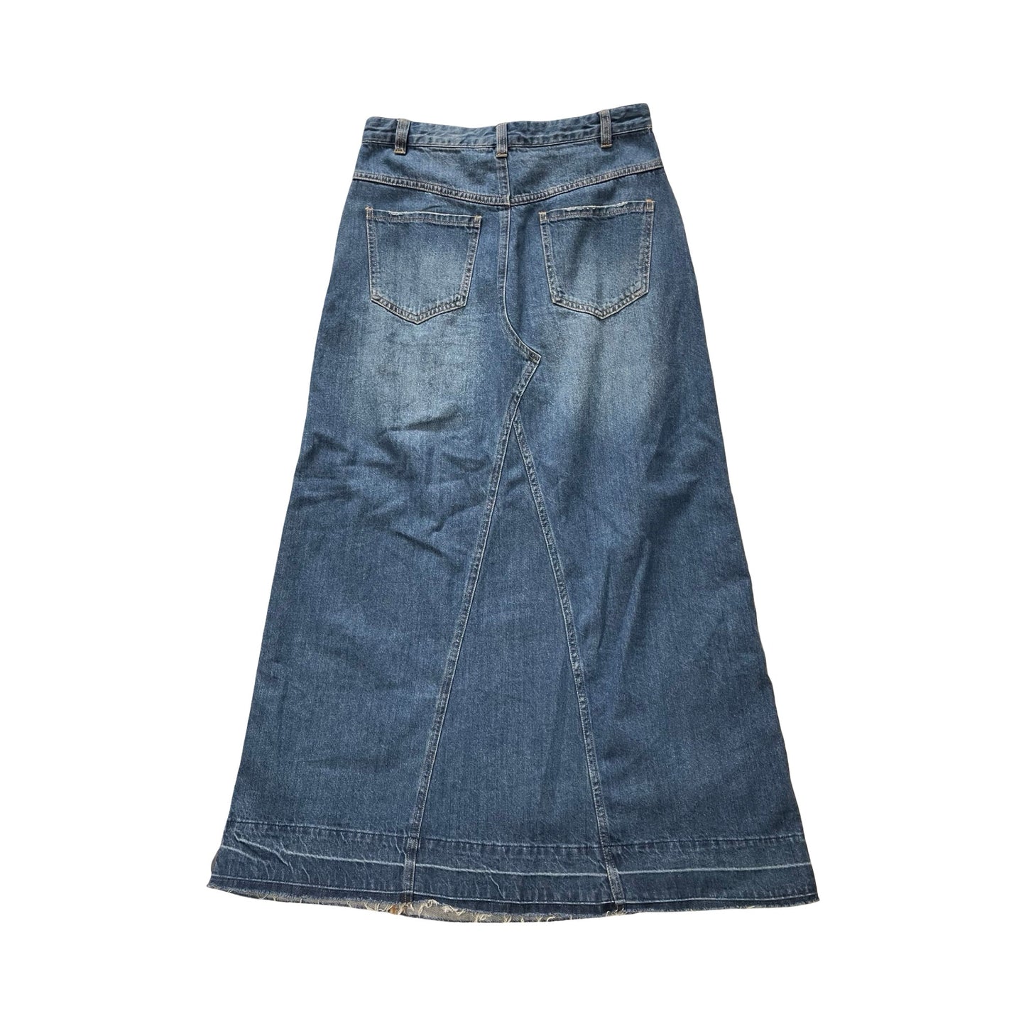 Skirt Maxi By Sundance In Blue Denim, Size:S
