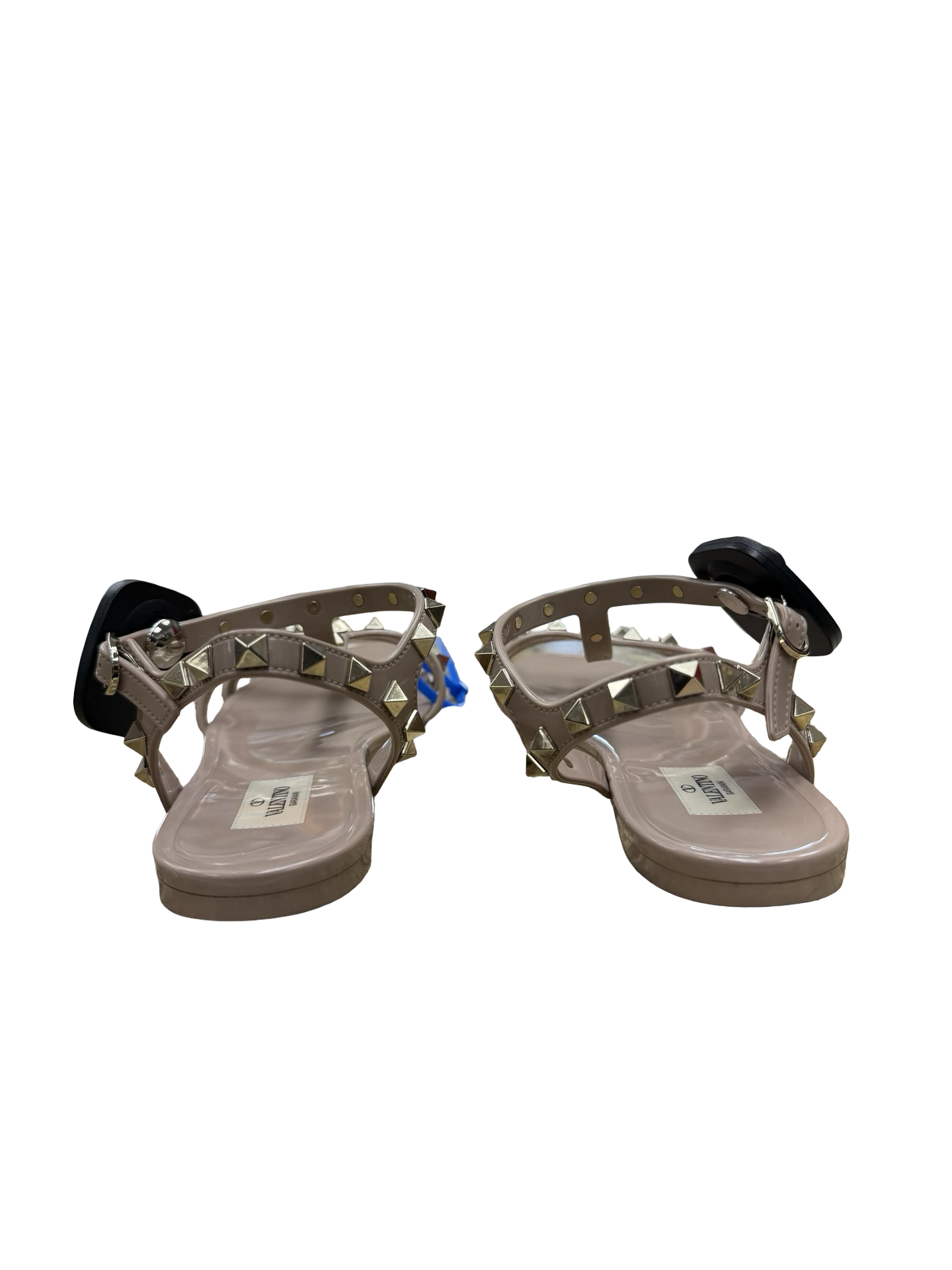 Sandals Luxury Designer By Valentino-Garavani In Beige, Size:9