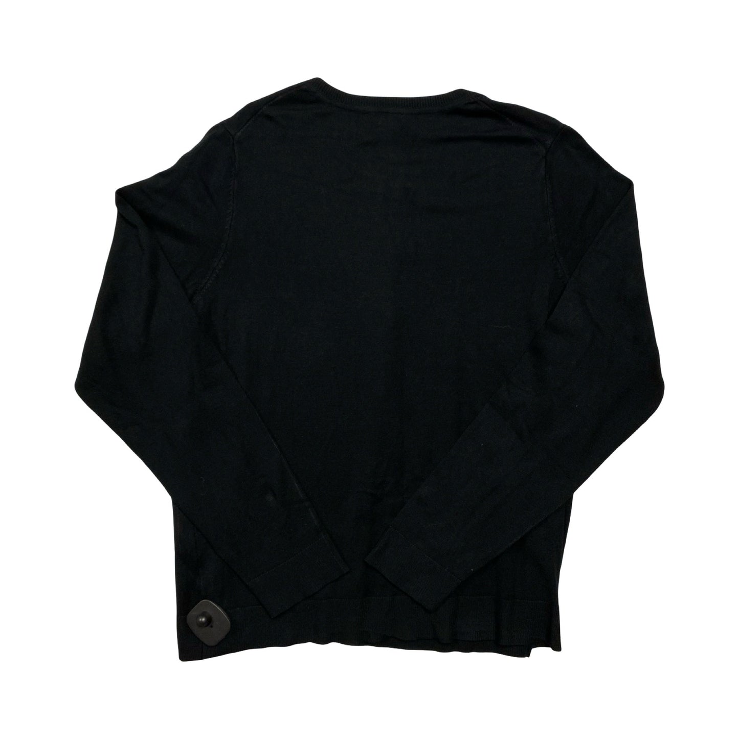 Sweater Cardigan By Style And Company In Black, Size:Xl