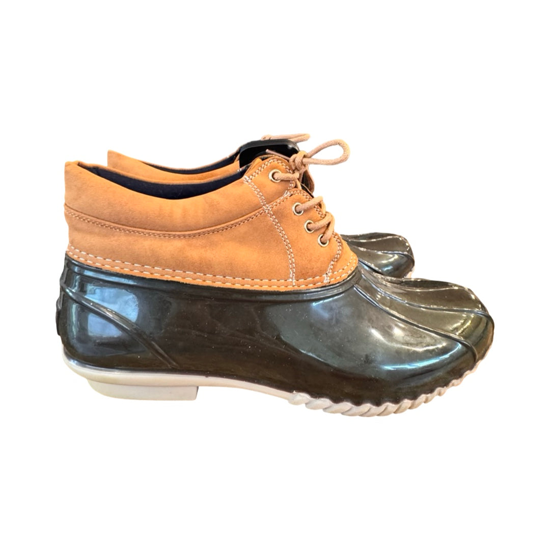 Boots Rain By Tommy Hilfiger In Brown, Size:10