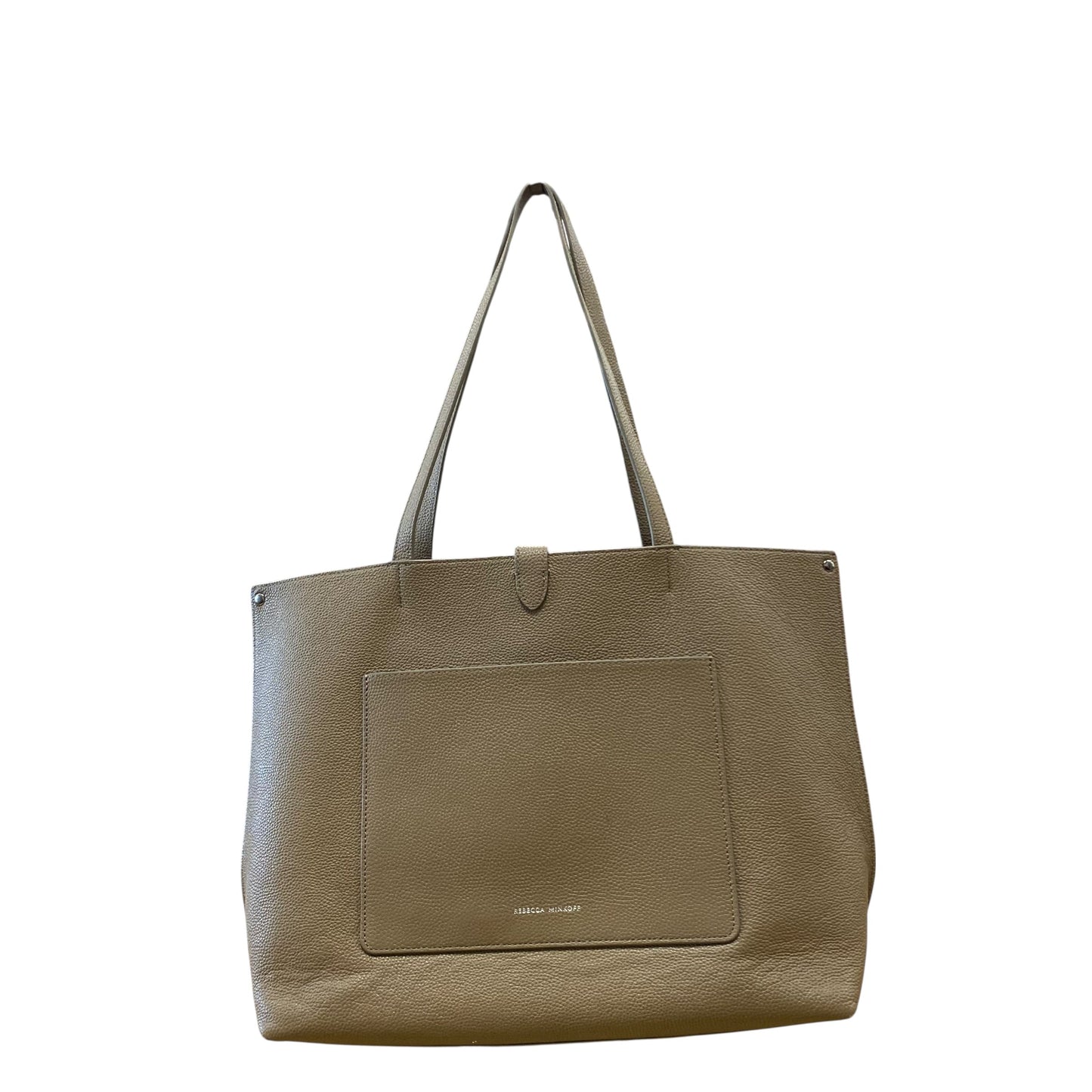 Tote Designer By Rebecca Minkoff In Tan, Size:Large