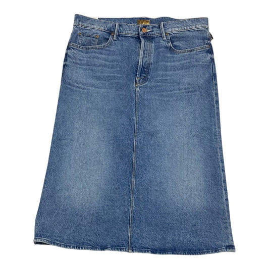 Skirt Maxi By Mother In Blue Denim, Size:16