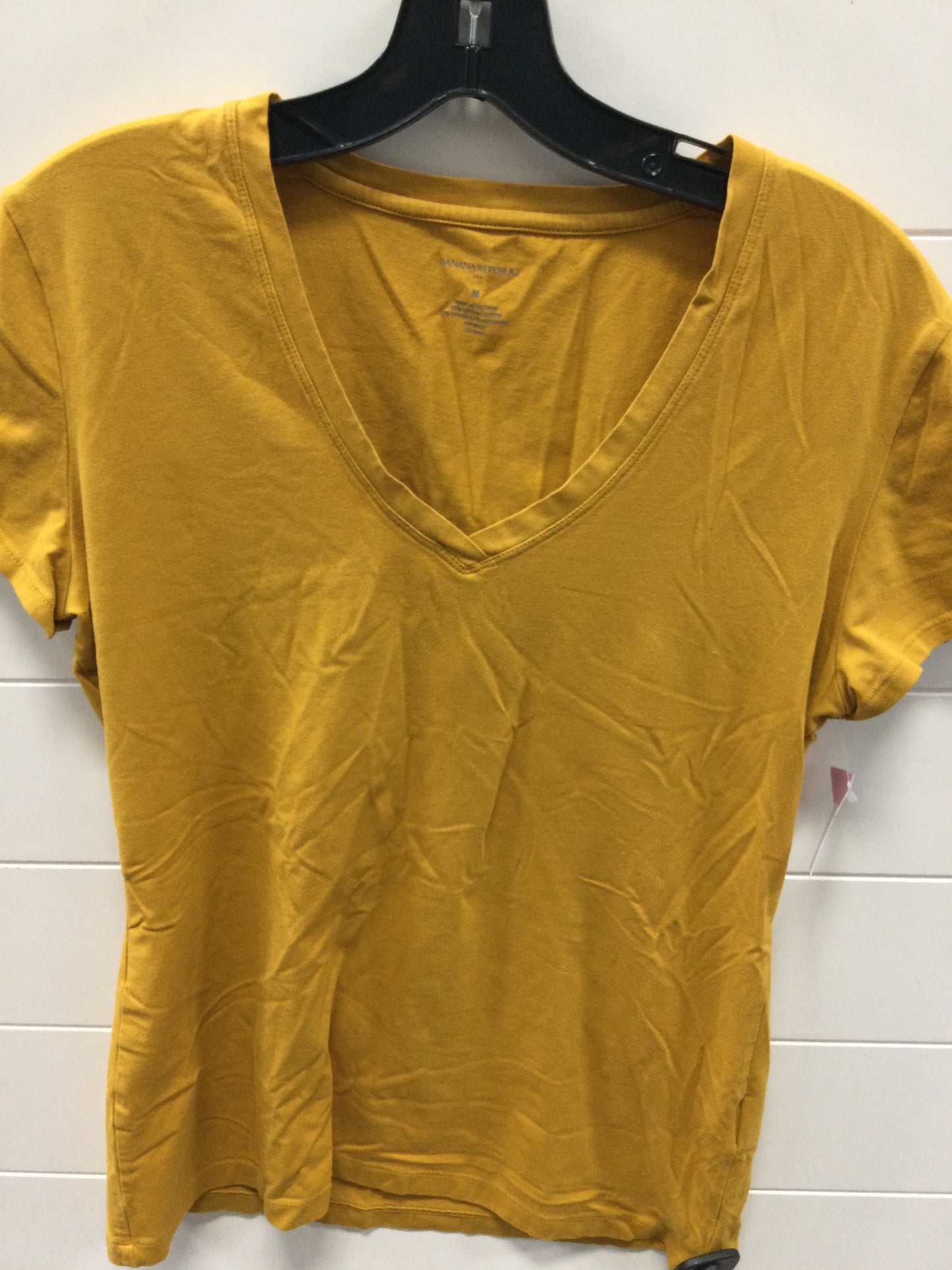 Top Ss By Banana Republic In Yellow, Size:M