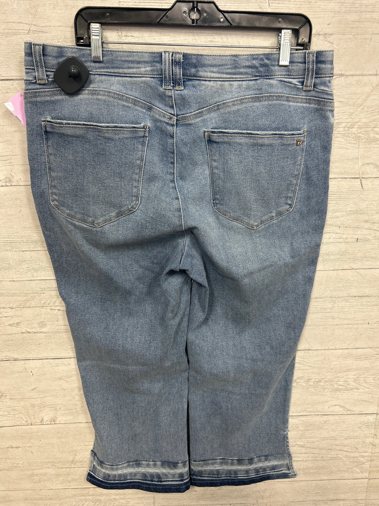 Jeans Straight By Wit & Wisdom In Blue Denim, Size:14