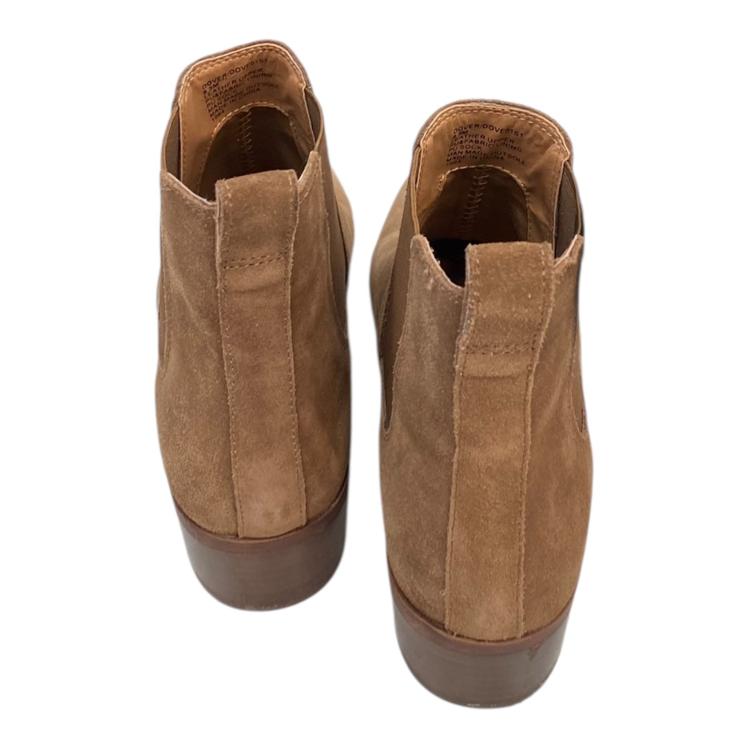 Boots Ankle Heels By Steve Madden In Brown, Size:8.5