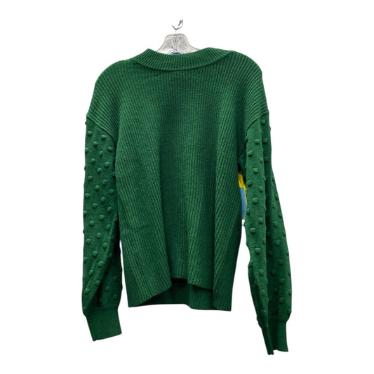 Sweater By Cece In Green, Size:M
