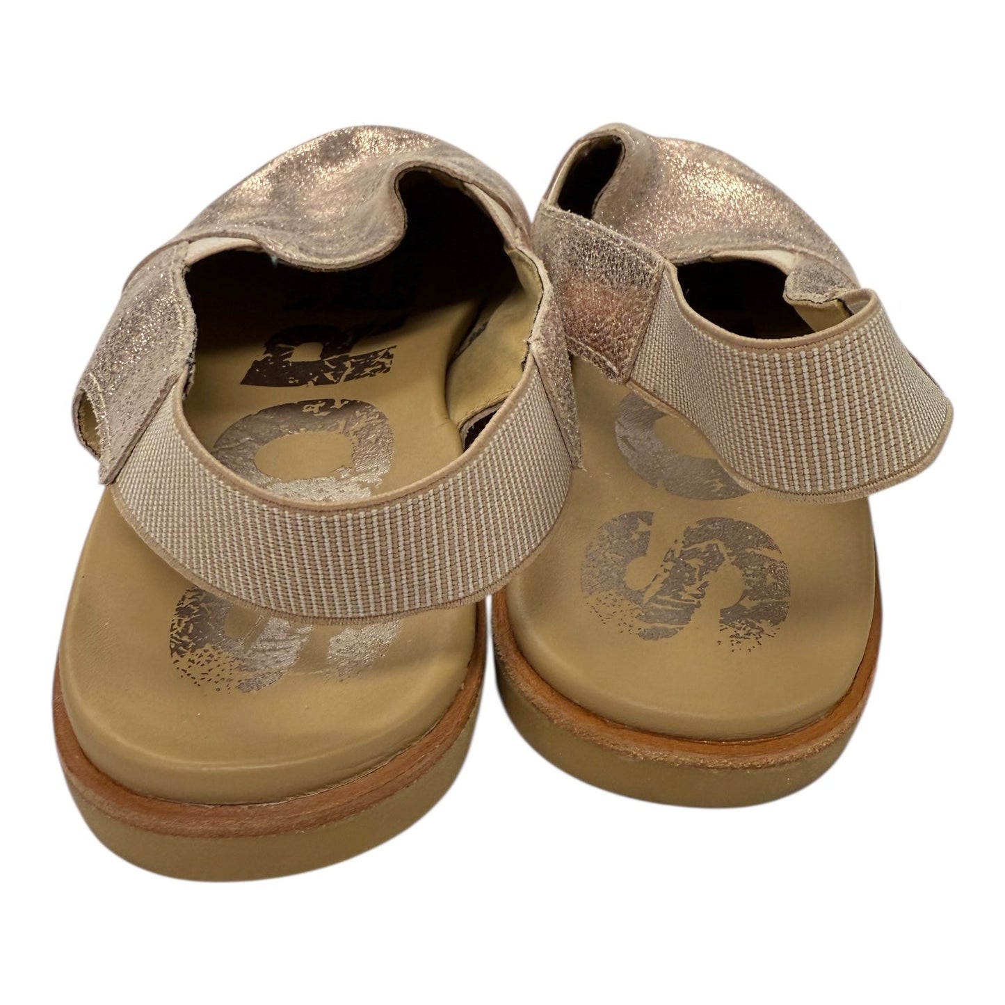 Shoes Flats By Sorel In Gold, Size:10