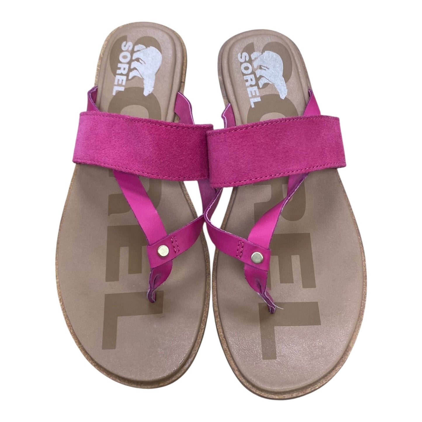 Sandals Flats By Sorel In Pink, Size:8.5