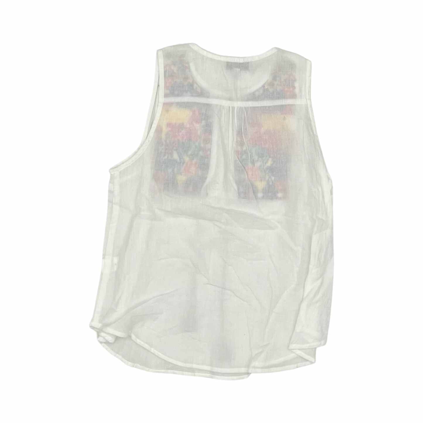 Blouse Sleeveless By Hayden La In White, Size:M