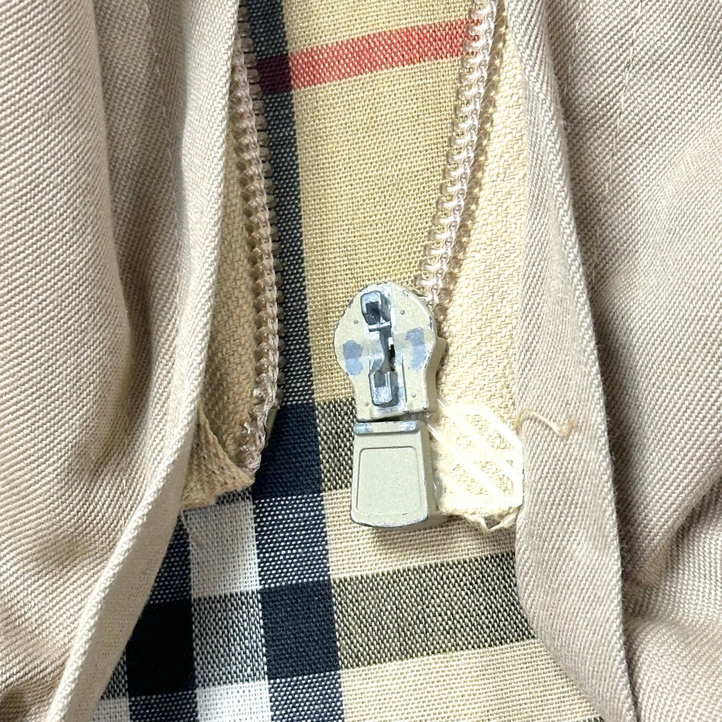 Coat Luxury Designer By Burberry In Tan, Size: L