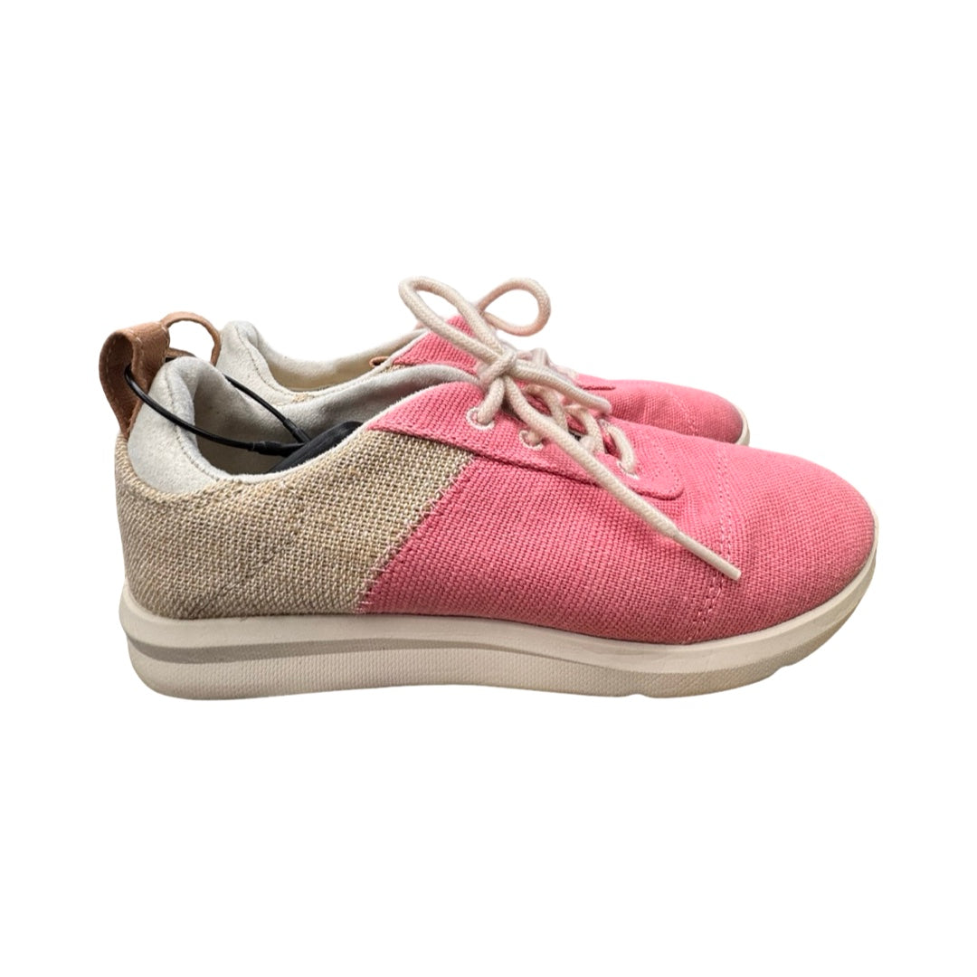 Shoes Flats By Toms In Pink, Size:5