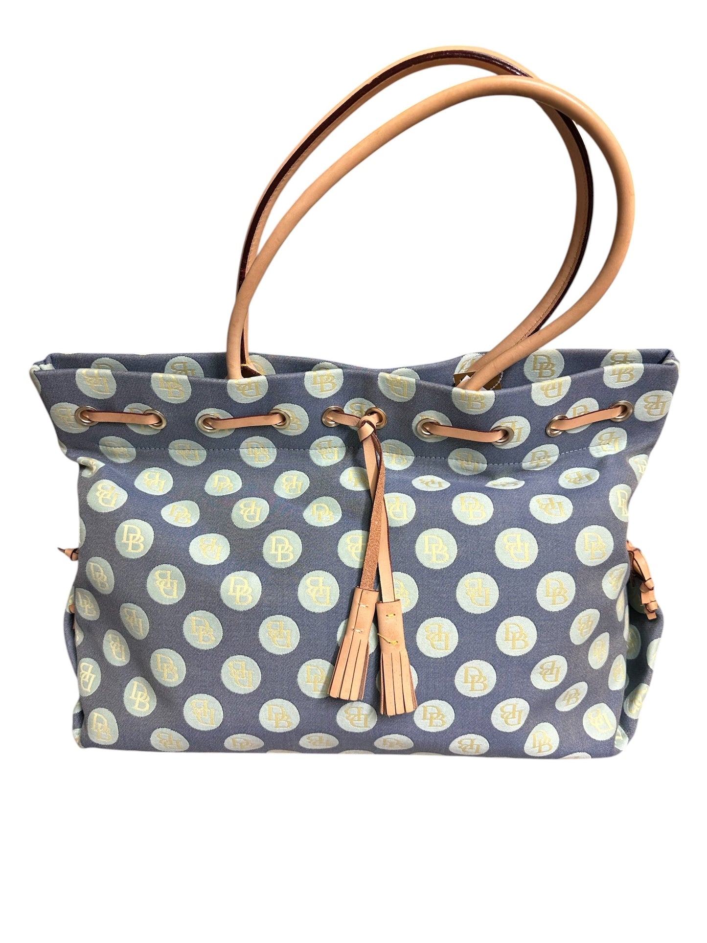 Handbag Designer By Dooney And Bourke In Blue, Size:Large